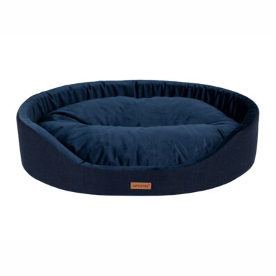 Amiplay Siena - legowisko owalne granatowe, rozmiar S