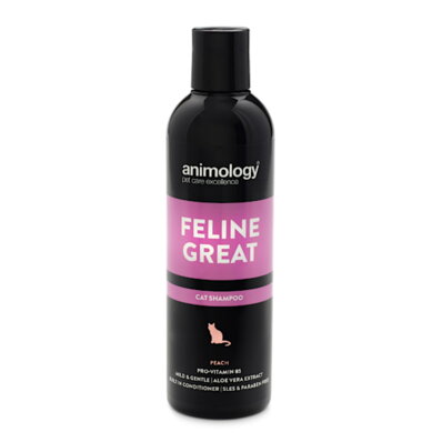 Animology Feline Great Cat Shampoo Peach 250 ml - szampon dla kotów o zapachu brzoskwini