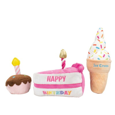 Doogy Set of 3 Birthday Plush Toys - zestaw zabawek urodzinowych 1