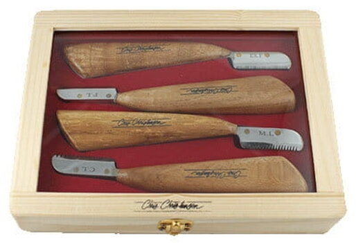 Zestaw 4 trymerów Chris Christensen Neoprene Stripping Knife 1