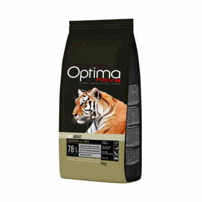 Optimanova Cat Adult Chicken with Rice 6 kg - karma dla kotów dorosłych z kurczakiem 1