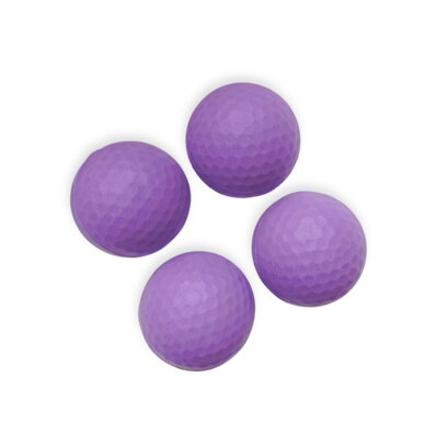 Chadog zabawka dla kota - 4 piłki 4,5 cm golfowe fioletowe