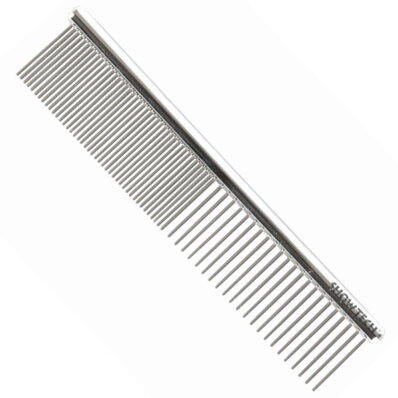 Show Tech Pro Combi - grzebień metalowy z mieszanym rozstawem zębów 1