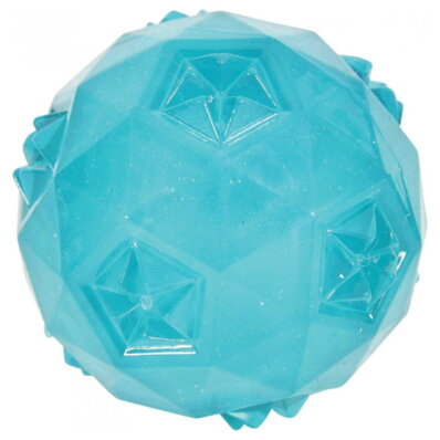Zolux TPR POP - zabawka kauczukowa z dźwiękiem 6 cm - Piłka turkusowa 1