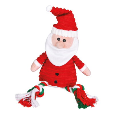 Doogy Santa Claus Plush - zabawka pluszowa dla psa - Mikołaj 1