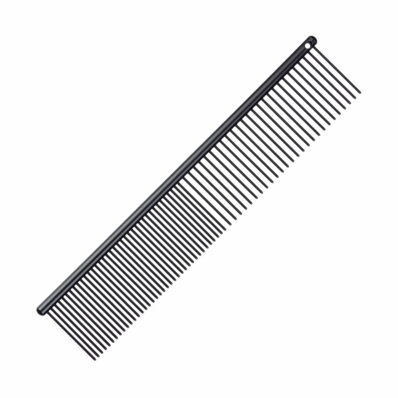 Groom Professional Anti-Static Comb - grzebień antystatyczny z mieszanym rozstawem zębów 50/50, dł. 19 cm