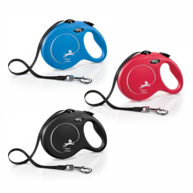 Flexi - smycz automatyczna NEW CLASSIC taśma L, 8m 1