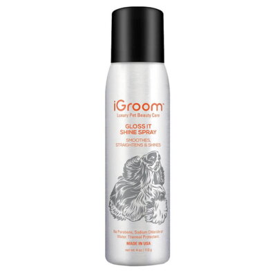 iGroom Gloss It Shine Spray 113 g - spray wygładzający i nabłyszczający 1