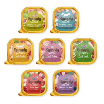 Symply Little Fresh zestaw mix 7x100 g - mokra karma dla dorosłych psów małych ras 1