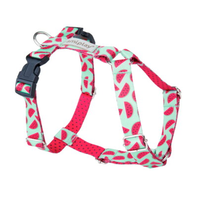 Amiplay BeHappy - szelki regulowane Guard Watermelon 1