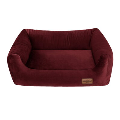 Recobed Kanapa Welurove kolor bordowy 1