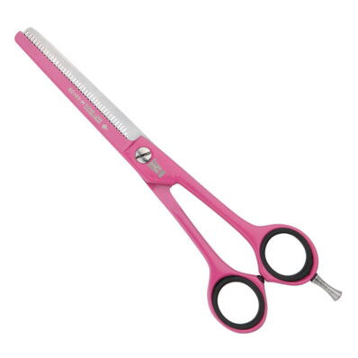 Degażówki fryzjerskie jednostronne Rose Line 6,5 cali - różowe