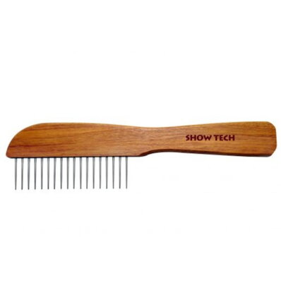 Grzebień Show Tech Rosewood Poodle - długość zębów 3 cm