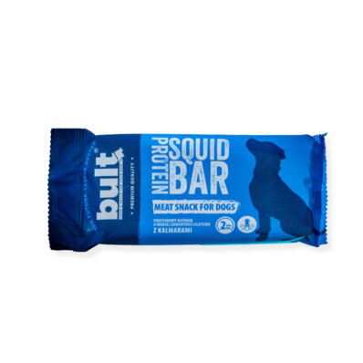 Bult Squid Bar 75 g - batonik proteinowy z kalmarami dla psa 1