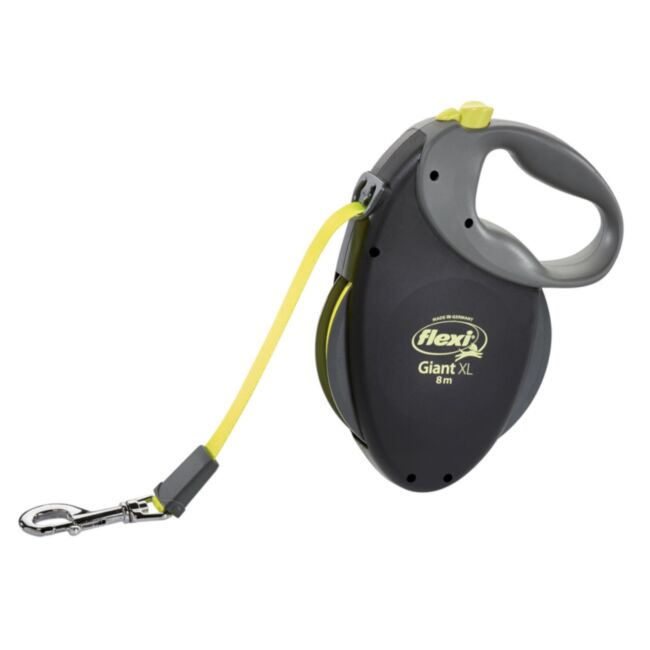 Flexi - smycz automatyczna GIANT NEON taśma XL, 8m 
