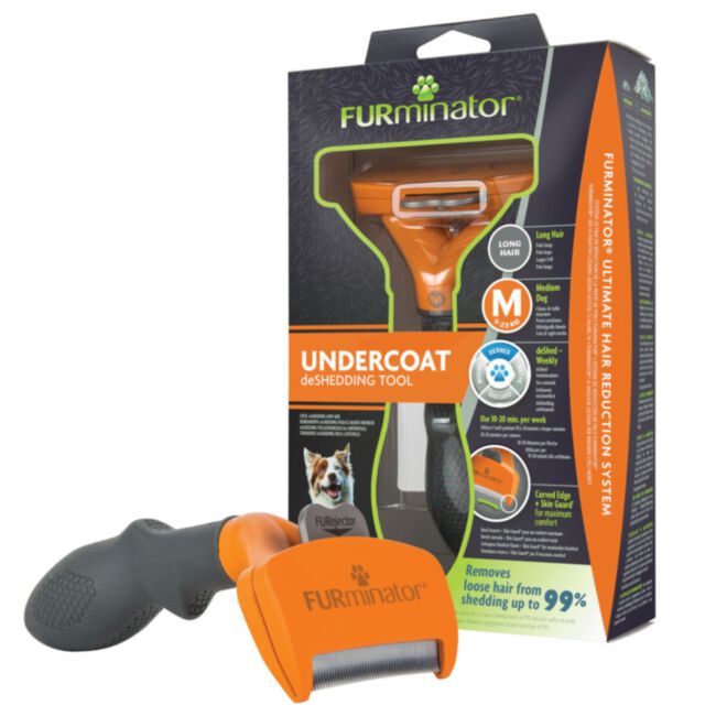 FURminator Medium Long Hair - narzędzie do usuwania podszerstka dla średnich psów o długiej sierści