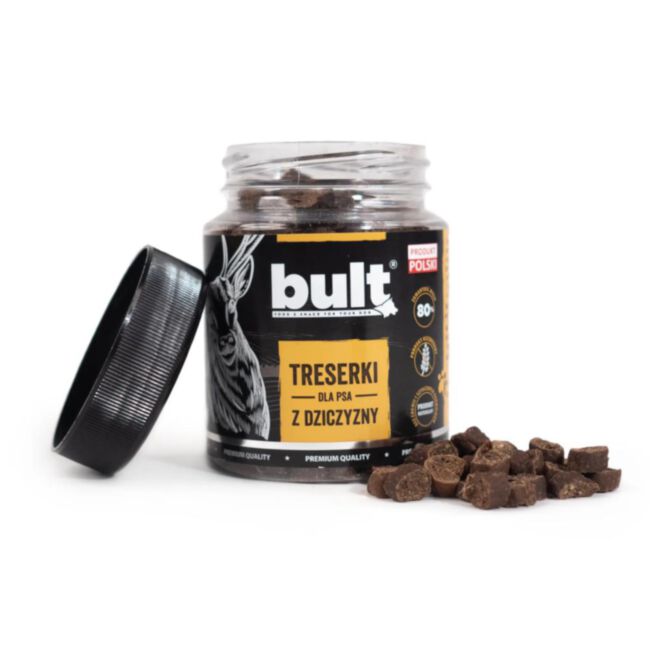 Bult - Treserki z Dziczyzny 250 g - suszone treserki w słoiczku dla psa-113933