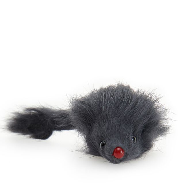 Chadog zabawka dla kota - myszka mała, czarna
