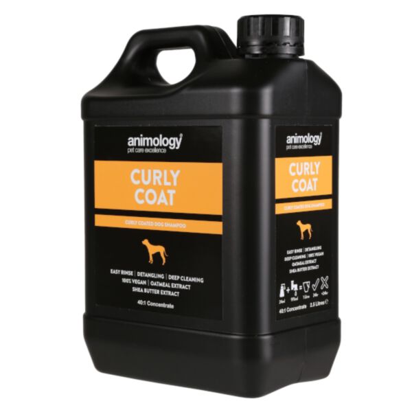 Animology Curly Coat 2,5 l - szampon do kręconej sierści