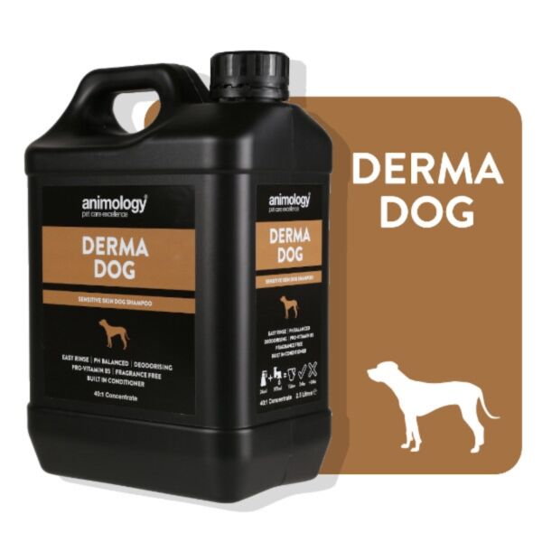 Animology Derma Dog Sensitive 2,5 l - szampon bezzapachowy do wrażliwej skóry