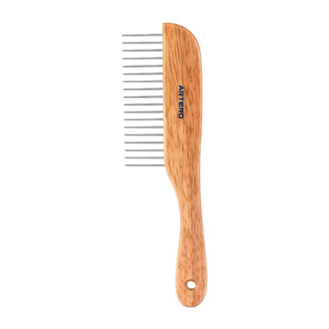 Artero Wooden Handle Comb - grzebień z drewnianą rączką, szeroki rozstaw zębów