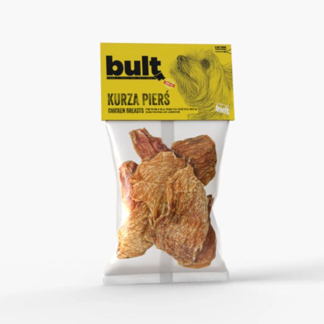 Bult - Kurza Pierś 100 g - suszony gryzak z drobiu dla psa