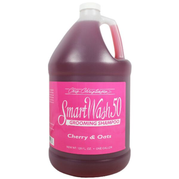 Chris Christensen Smart Wash 50 Cherry & Oats Shampoo - skoncentrowany szampon 50:1, głęboko oczyszczający o zapachu wiśniowo-owsianym 3,8 l