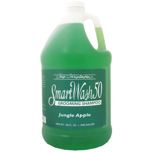 Chris Christensen Smart Wash 50 Jungle Apple Shampoo - skoncentrowany szampon 50:1, głęboko oczyszczający o zapachu jabłek 3,8l