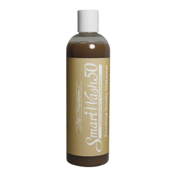 Chris Christensen Smart Wash 50 Soothing Vanilia Oatmeal Shampoo - skoncentrowany szampon 50:1, łagodzący podrażnienia z płatkami owsianymi i wanilią 355 ml