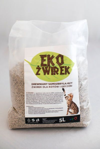 Ekożwirek dla kotów i gryzoni 5 l