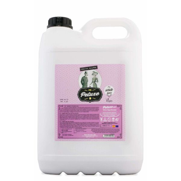 Petuxe for White Hair shampoo 5 l - szampon do jasnej sierści
