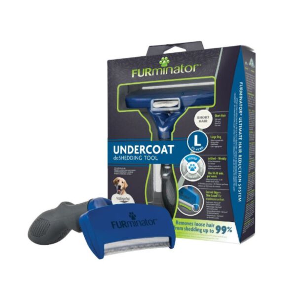 FURminator duży 10,2 cm dla psów krótkowłosych