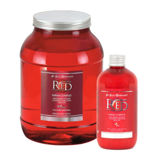 Iv San Bernard Mineral Red Derma Complex Shampoo oczyszczający szampon do każdego rodzaju sierści