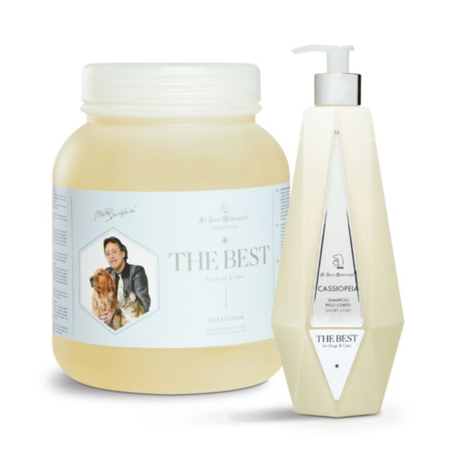 Iv San Bernard The Best Cassiopeia Shampoo - szampon do sierści krótkiej z akacją dla psów i kotów