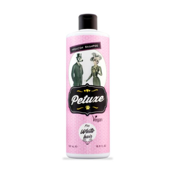 Petuxe for White Hair shampoo 500 ml - szampon do jasnej sierści