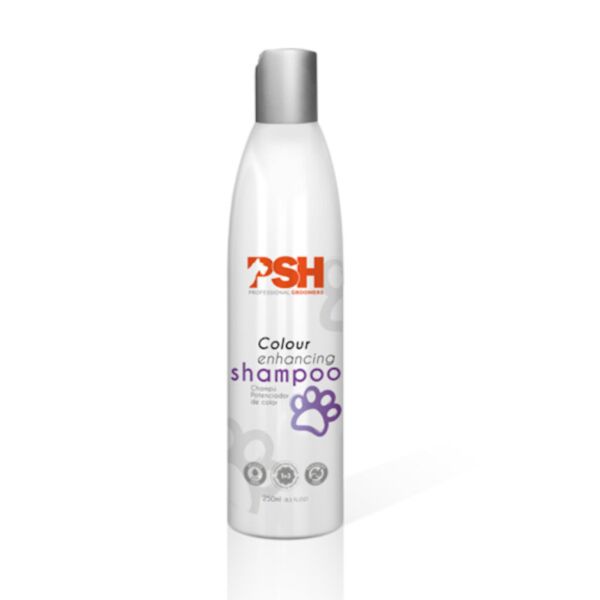PSH Colour Enhancing Shampoo 250 ml - szampon wzmacniający i wybielający biały kolor sierści dla włosów białych 250 ml