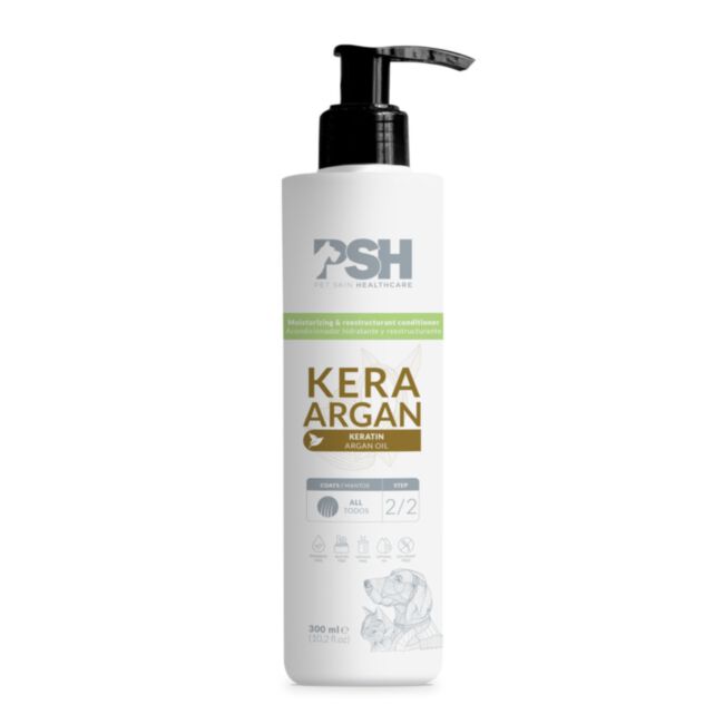 PSH Home Kerargan Conditioner 300 ml - odżywka z keratyną i olejkiem arganowym
