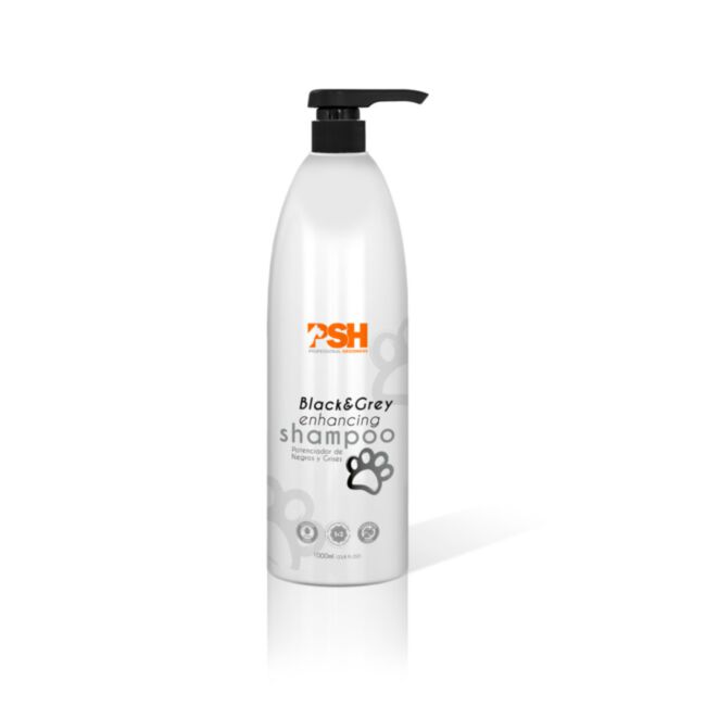 PSH Black and Grey Enhancing Shampoo 1 L - szampon wzmacniający czarny i ciemnoszary kolor sierści