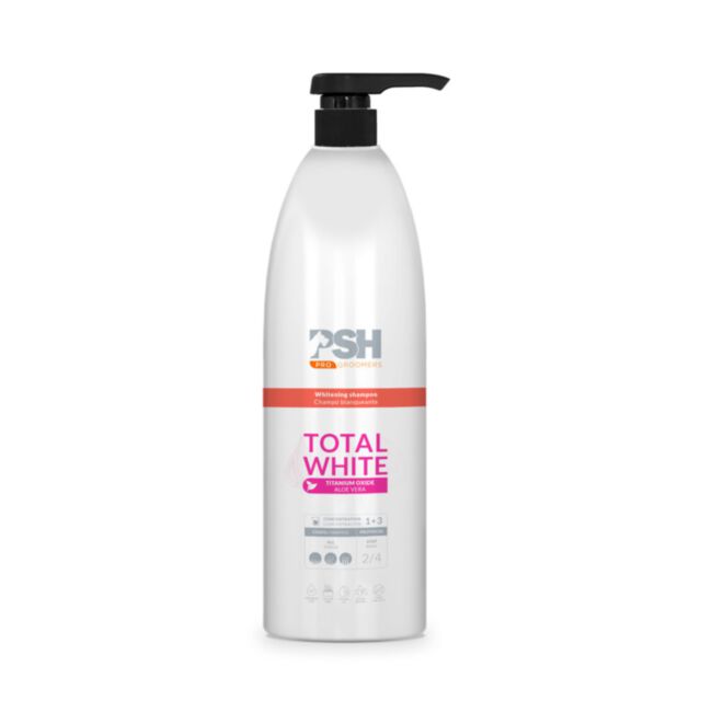 PSH White Titanium Shampoo 1 L - szampon wybielający z białym pigmentem