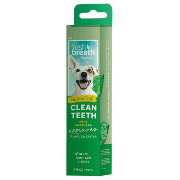 Tropiclean Fresh Breath Clean Teeth Gel 59 ml - żel do higieny jamy ustnej psa