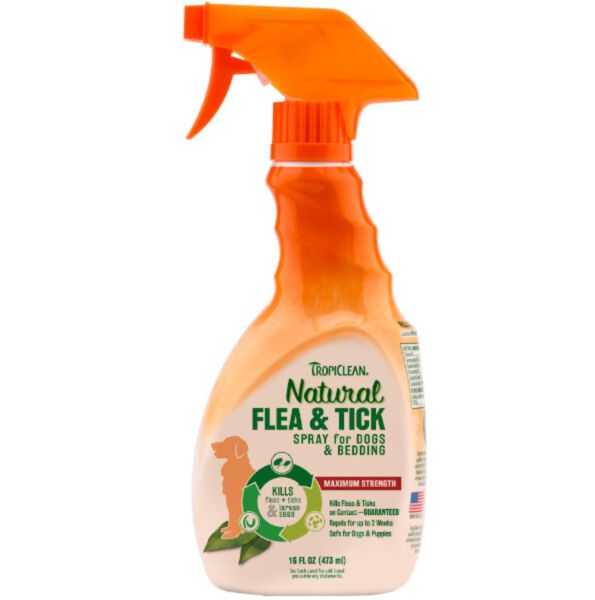 Tropiclean Natural Flea Tick Spray For Pets 473ml - spray na pchły i kleszcze