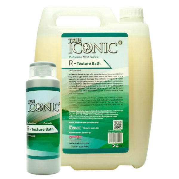 True Iconic R Texture Bath 4546 ml - szampon dla psów szorstkowłosych