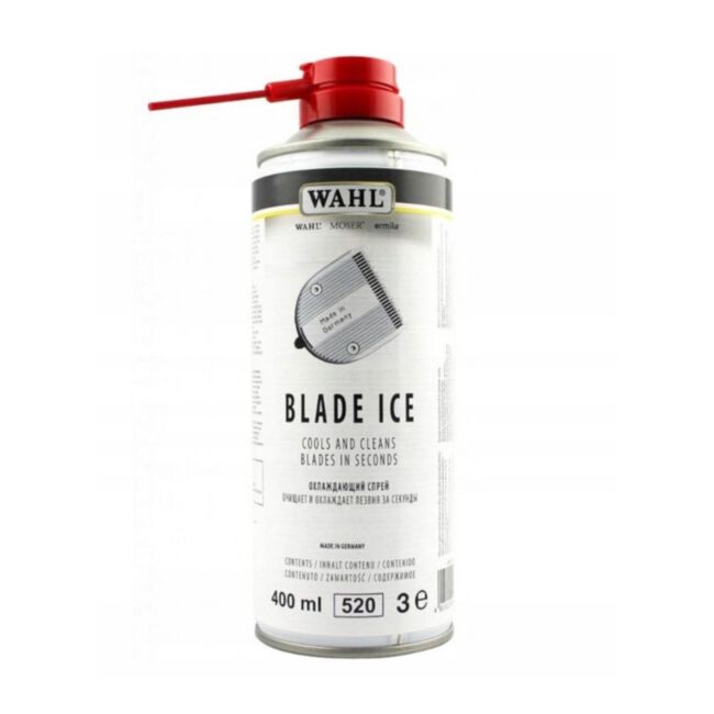 Wahl Blade Ice Spray 4 w 1 400 ml - wielofunkcyjny preparat do pielęgnacji ostrzy